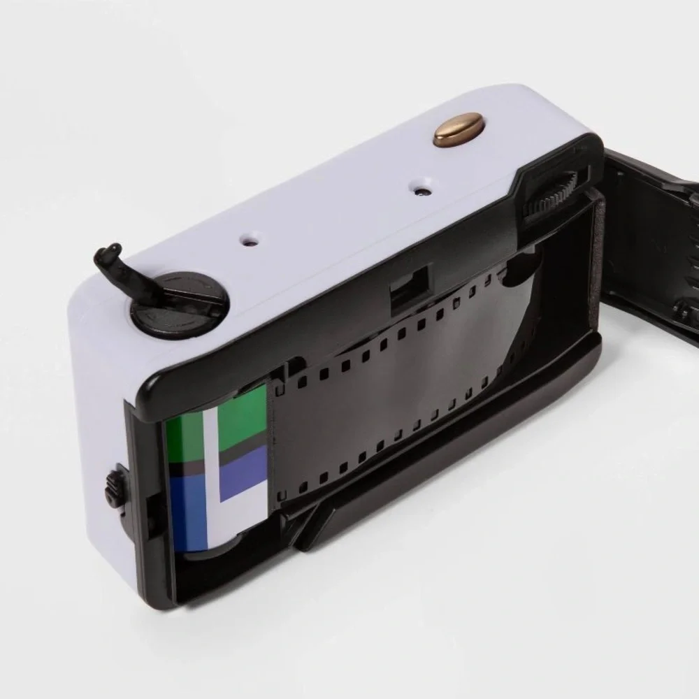 35mm Film Camera with Built-in Flash